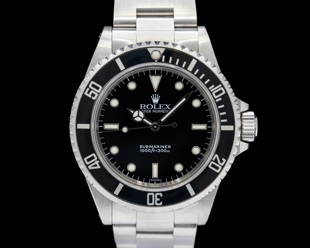 Rolex Submariner No Date SS 2-Line "Swiss Only" SHARP