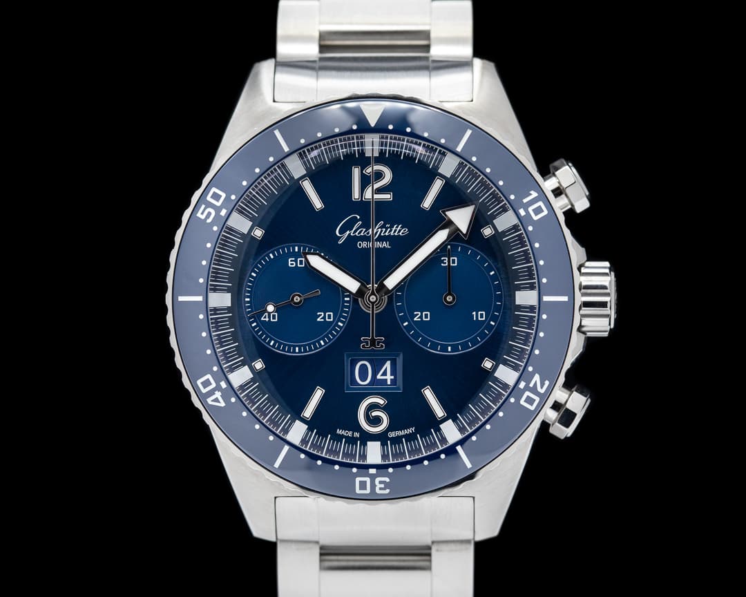 Glashutte Original SeaQ Blue Dial Chronograph SS 2023