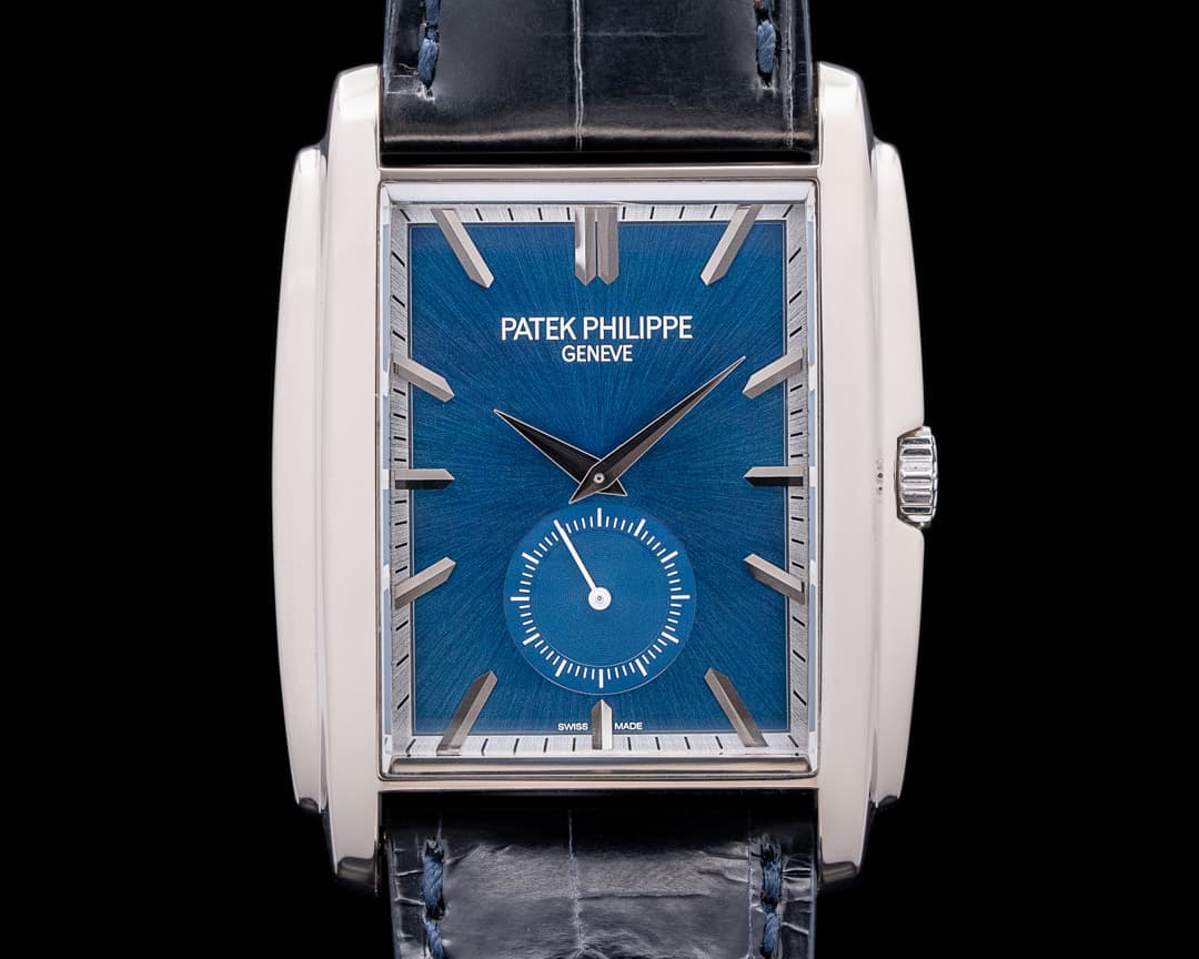 Patek Philippe Gondolo 5124G-011 18K White Gold Blue Dial Manual Wind