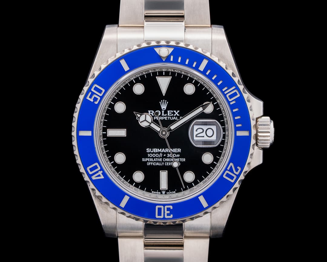 Rolex Submariner Date 126619 18K White Gold Blue Bezel