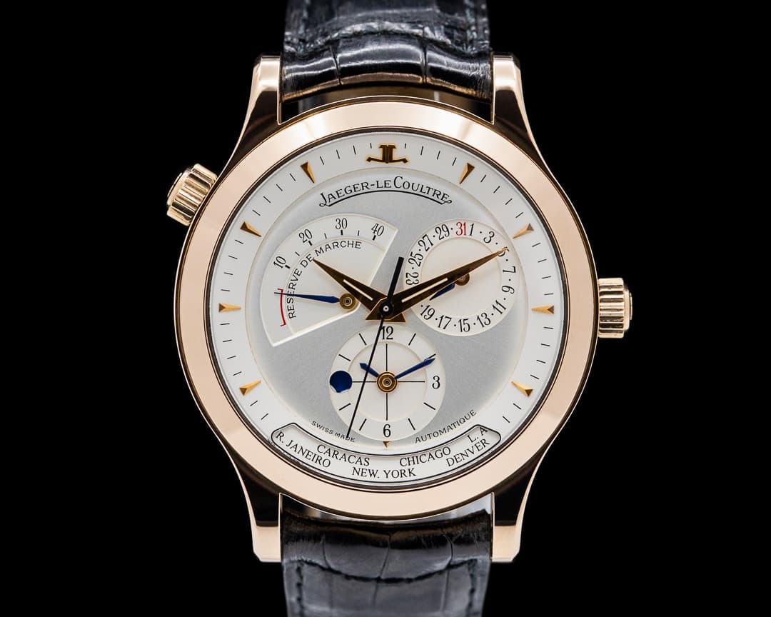 Jaeger LeCoultre Master Geographic 18K Rose Gold 38MM