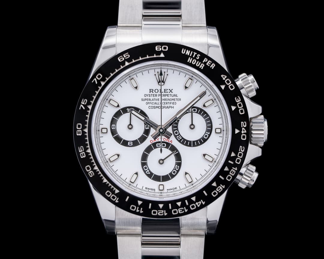 Rolex Daytona 116500 Ceramic Bezel SS / White Dial