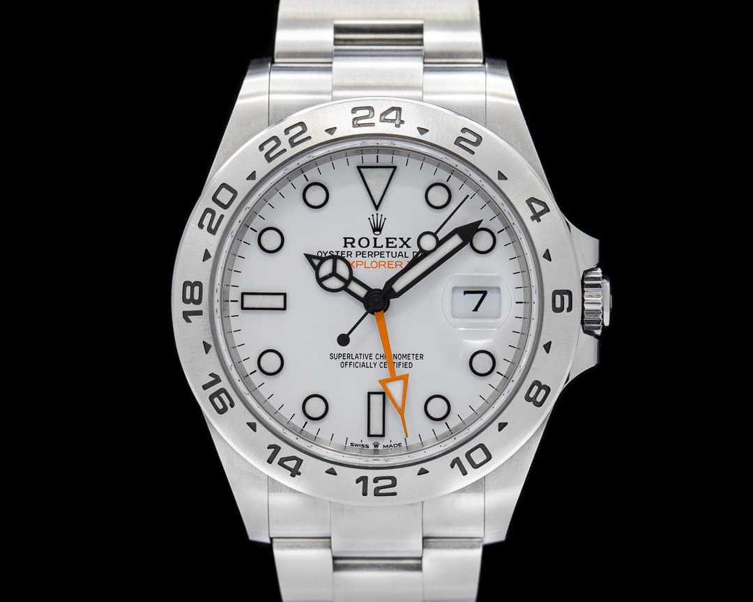 Rolex Explorer II 226570 White Dial SS