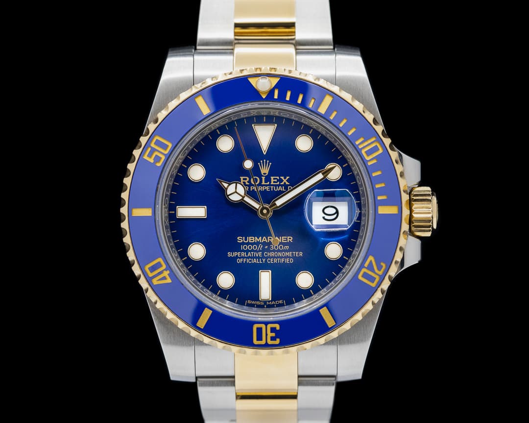 Rolex Submariner 116613LB Ceramic Blue Dial 18K / SS
