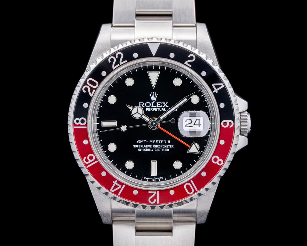 Rolex GMT Master II 16710 SS Red / Black "Coke"