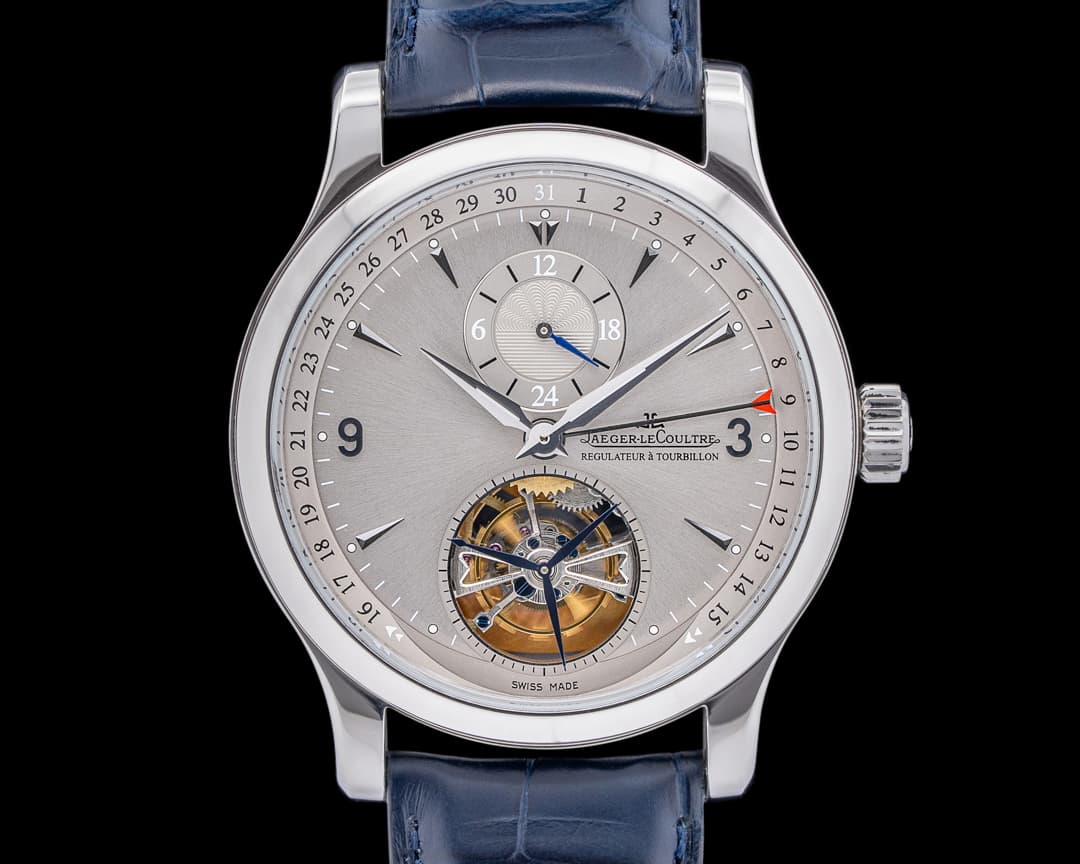 Jaeger LeCoultre Master Tourbillon Dual Time Platinum 41MM