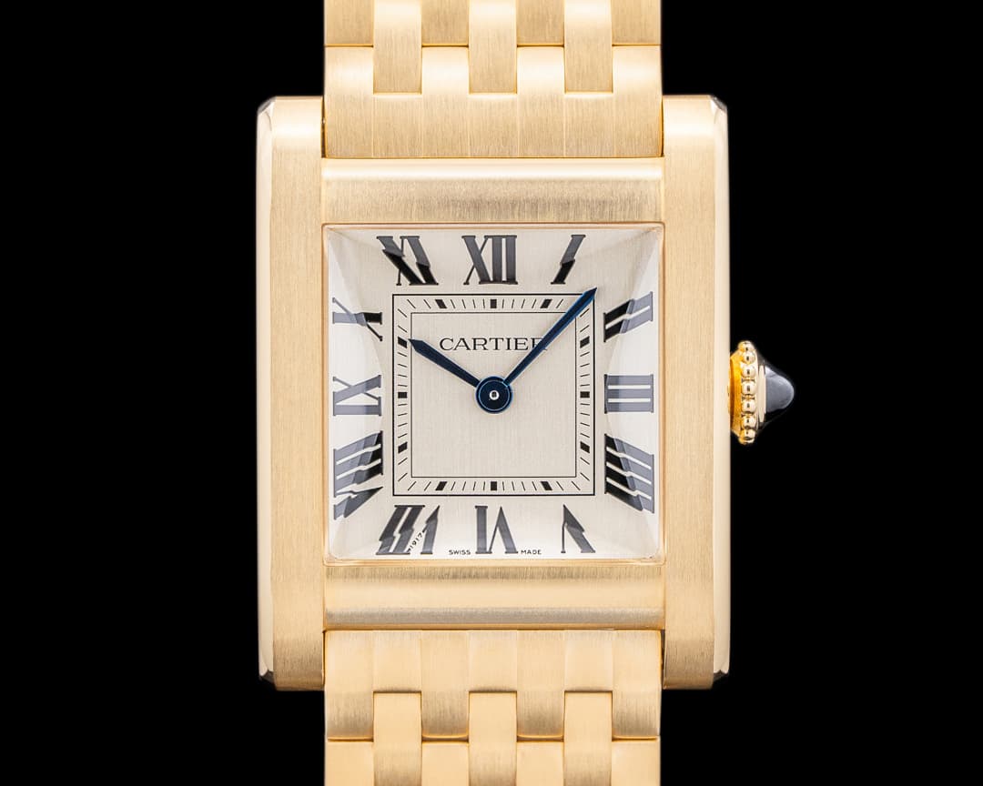 Cartier Privee Collection Tank Normale WGTA0110 18k YG / Bracelet UNWORN
