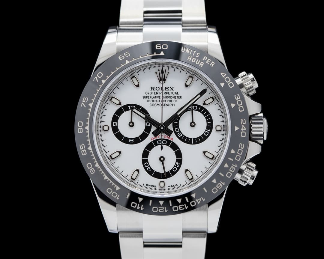 Rolex Daytona 116500 Ceramic Bezel SS / White Dial
