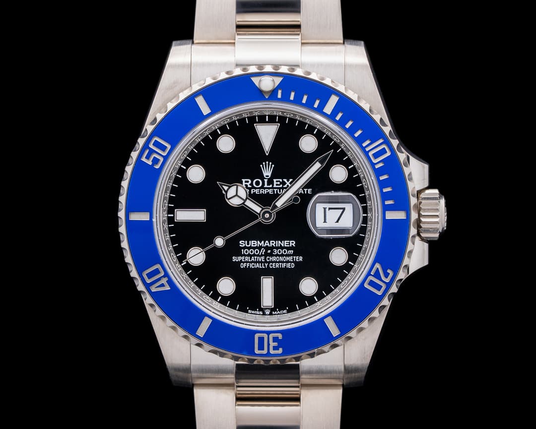 Rolex Submariner Date 126619 18K White Gold Blue Bezel