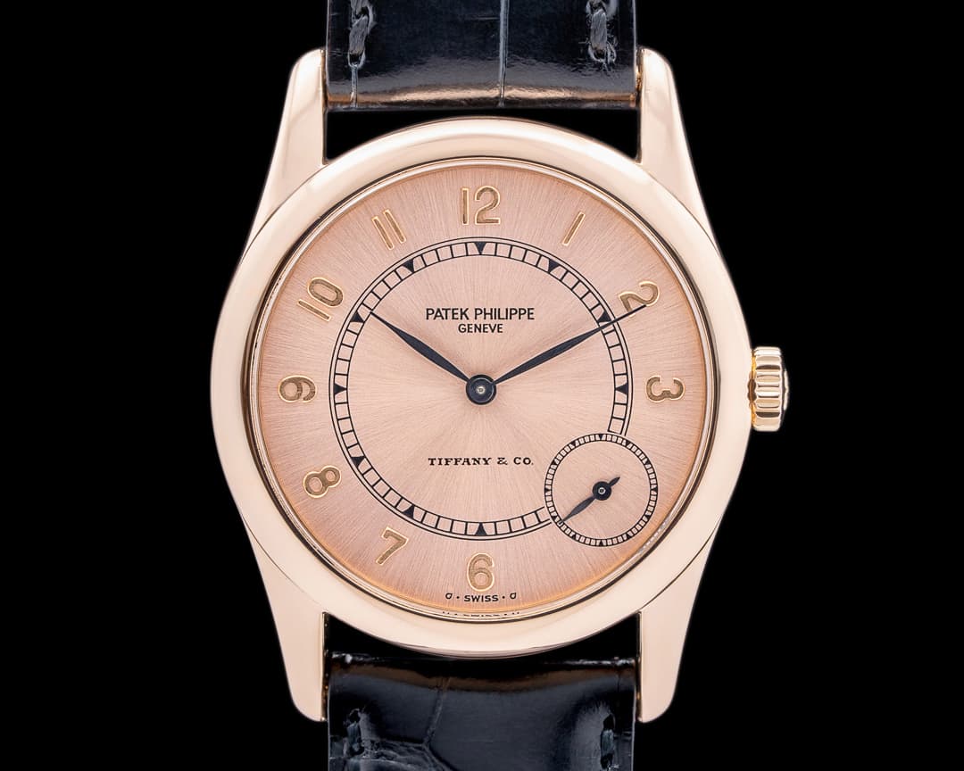 Patek Philippe Calatrava Automatic 18K Rose Gold / Pink "TIFFANY & CO"