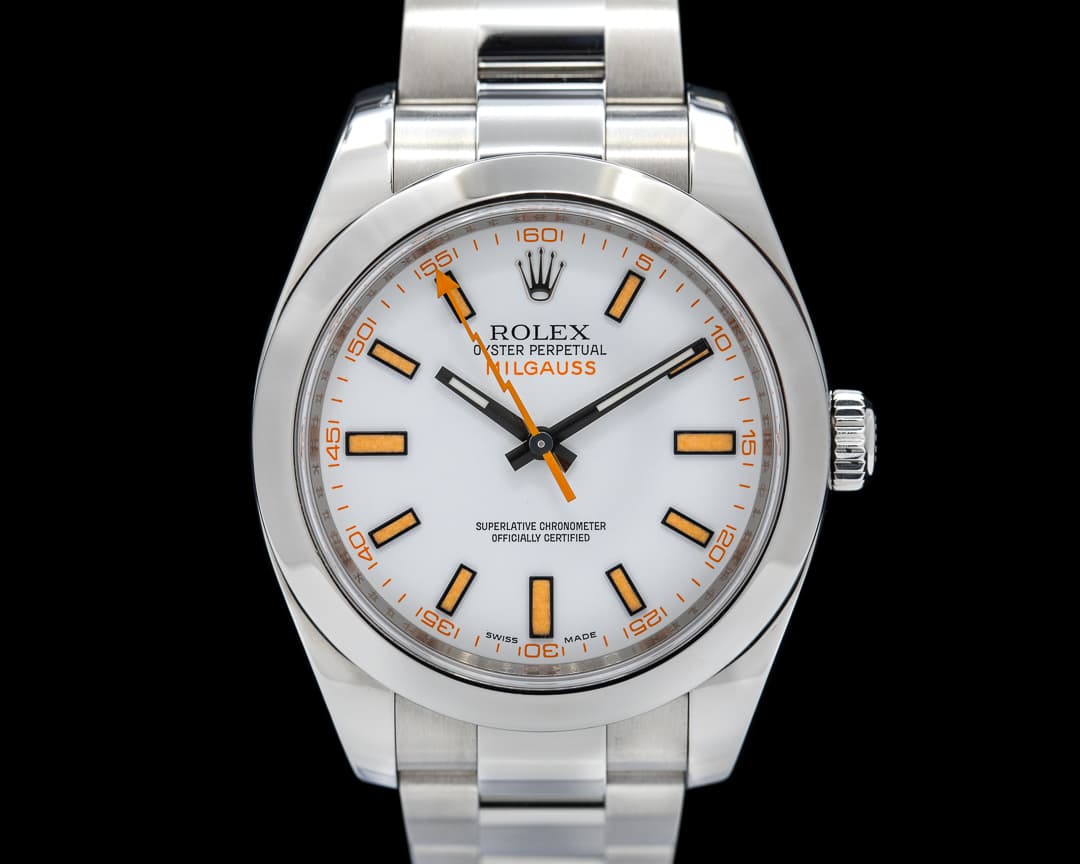 Rolex Milgauss 116400 White Dial