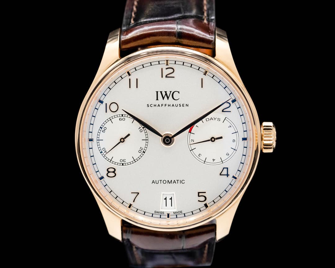 IWC Portuguese 7 Day Automatic 18K Rose Gold