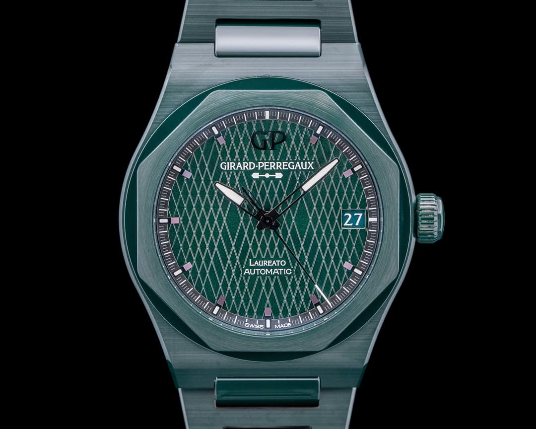 Girard Perregaux Laureato Automatic 42mm Green Ceramic Aston Martin Edition