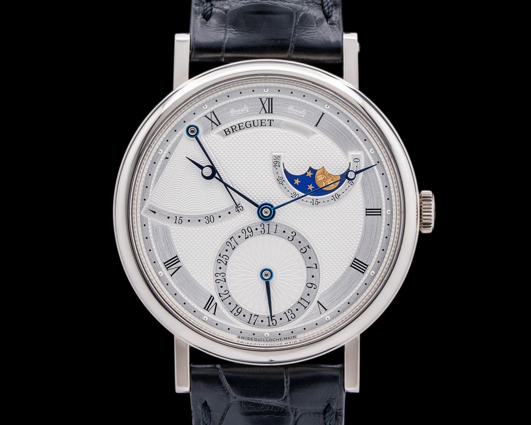 Breguet Classique Power Reserve Moon 18K White Gold