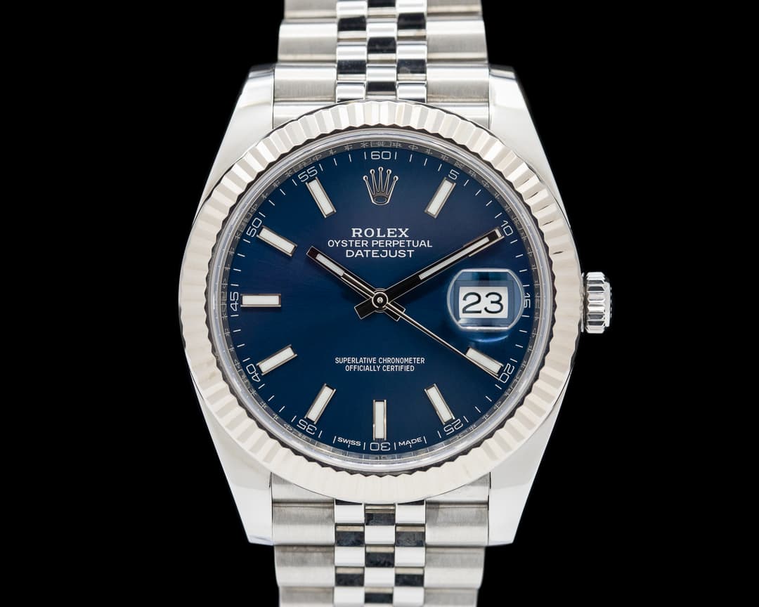 Rolex Datejust 41 Stainless Steel / Blue Dial Jubilee