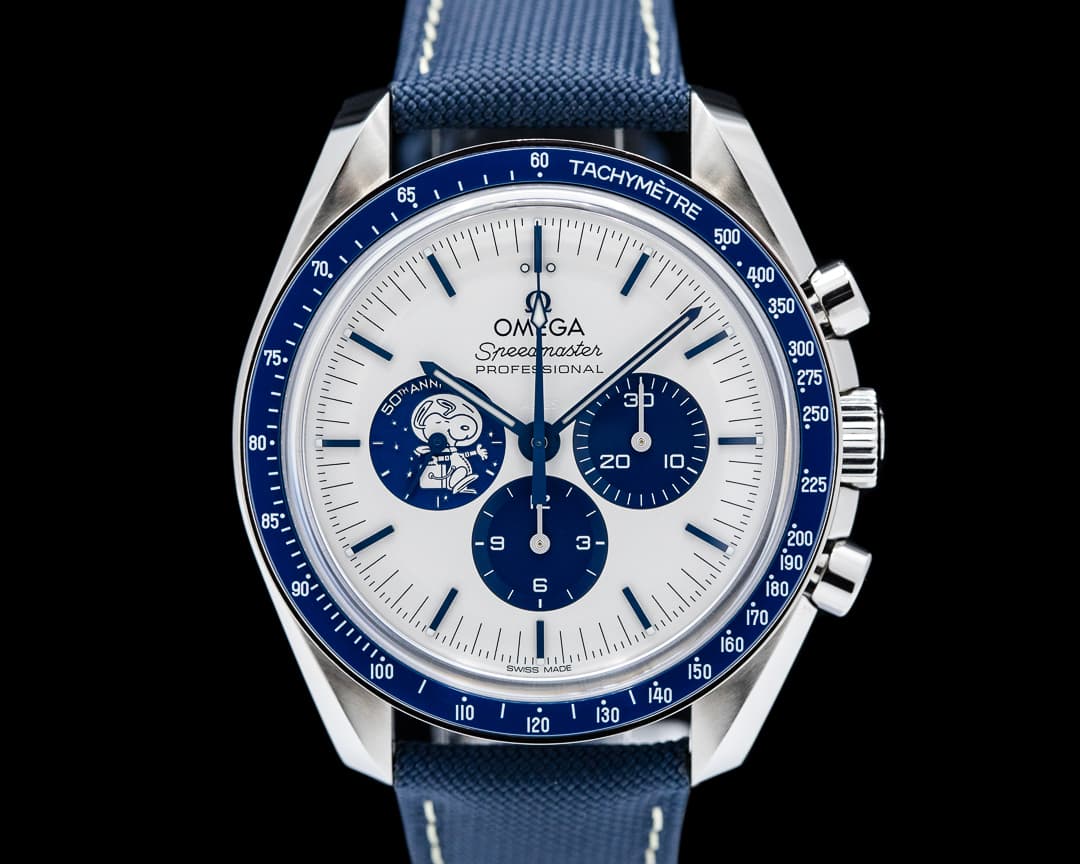 Omega Speedmaster Silver Snoopy Award 50th Anniversary