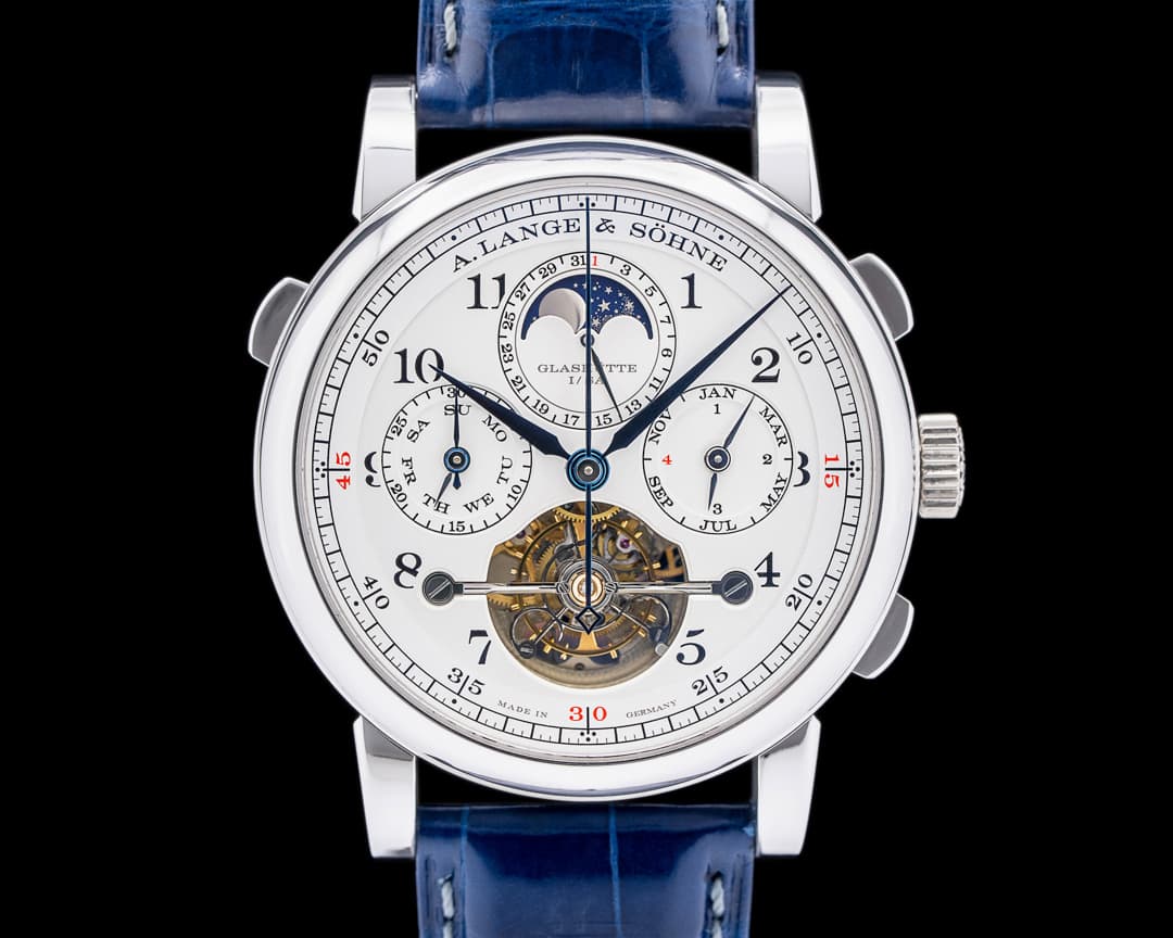 A. Lange and Sohne Tourbograph Perpetual "Pour Le Merite" PLATINUM RARE
