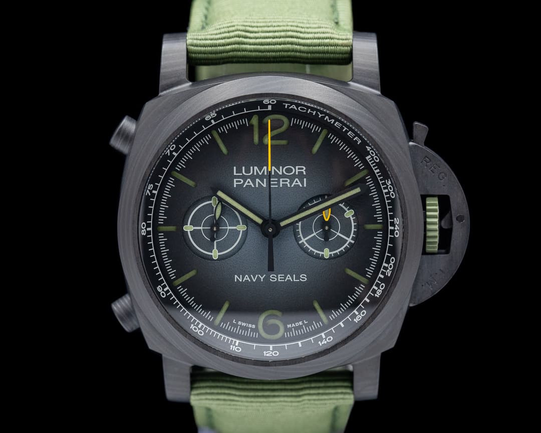 Panerai Luminor 44 Carbotech Navy Seals Chrono