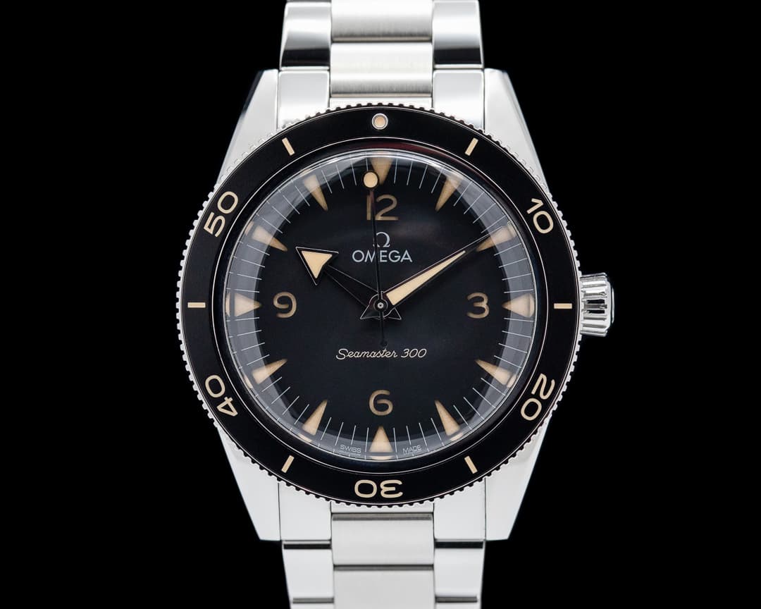 Omega Seamaster 300 Black Dial Black Bezel Co-Axial 41MM