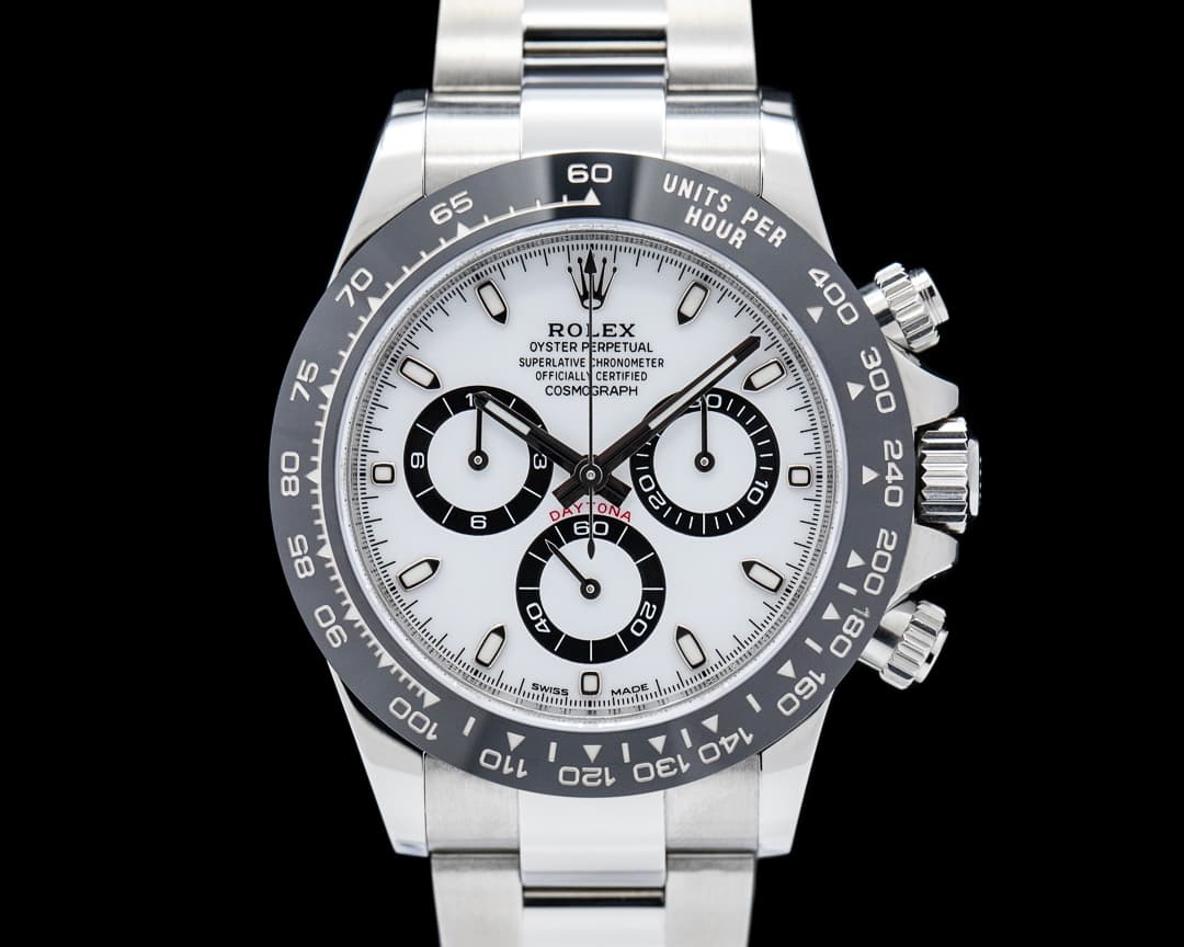 Rolex Daytona 116500 Ceramic Bezel SS / White Dial