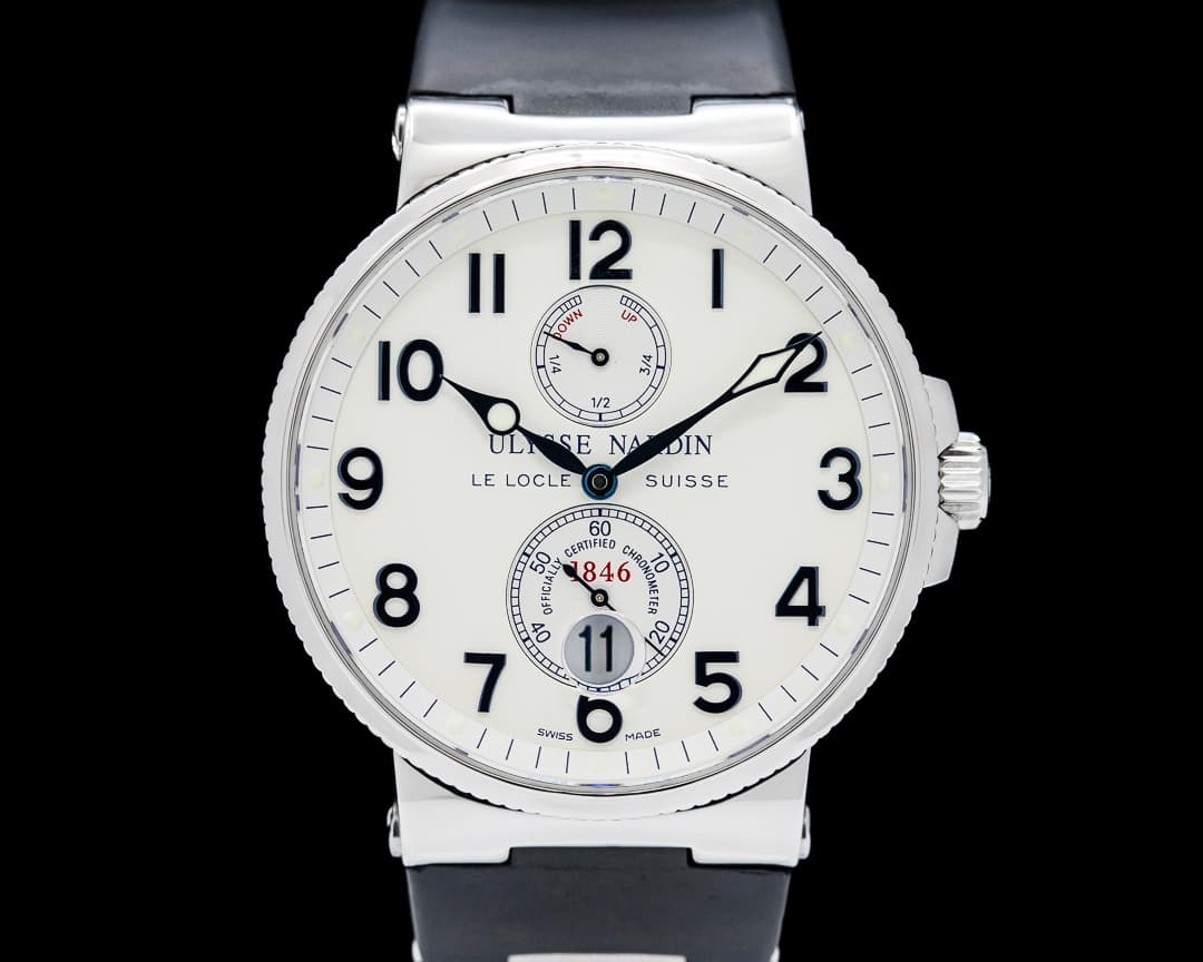Ulysse Nardin Maxi Marine Chronometer SS / Rubber