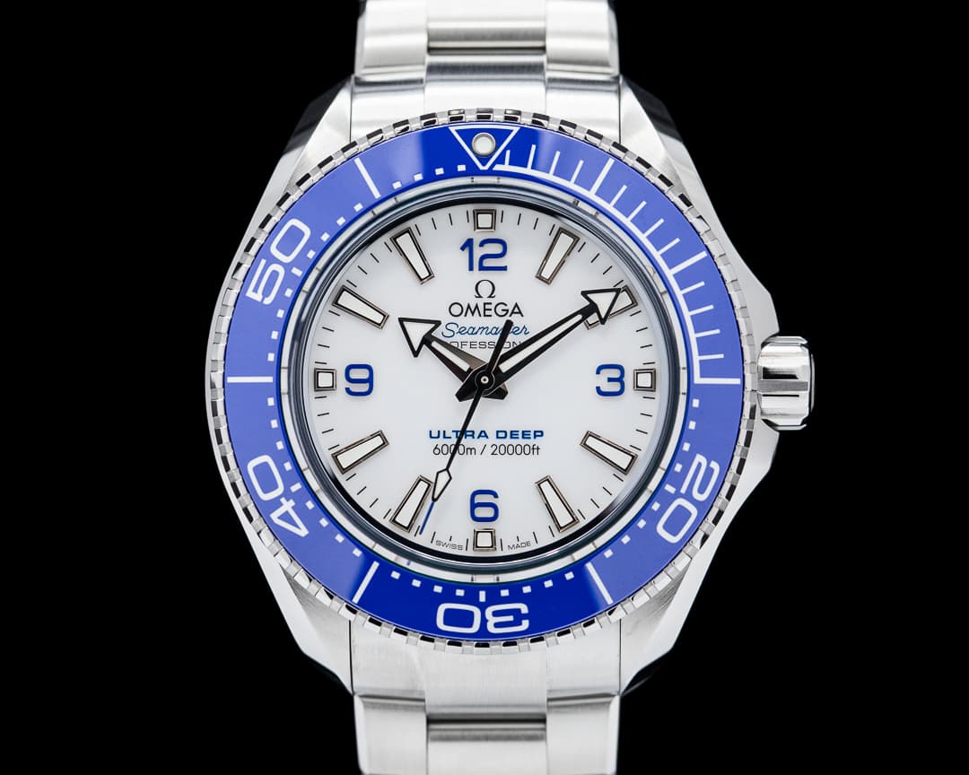 Omega Seamaster Planet Ocean Ultra Deep White Dial SS