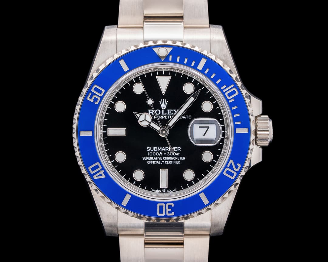 Rolex Submariner Date 126619 18K White Gold Blue Bezel