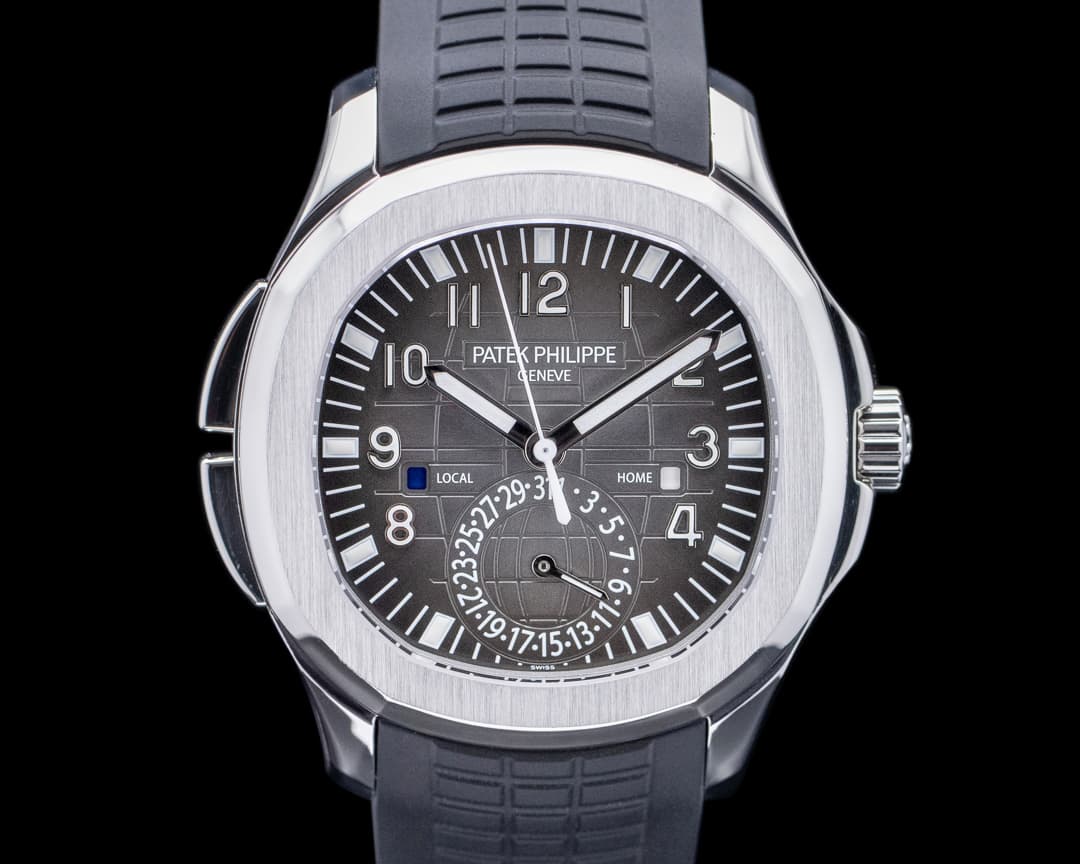 Patek Philippe Aquanaut 5164A Travel Time SS / Rubber