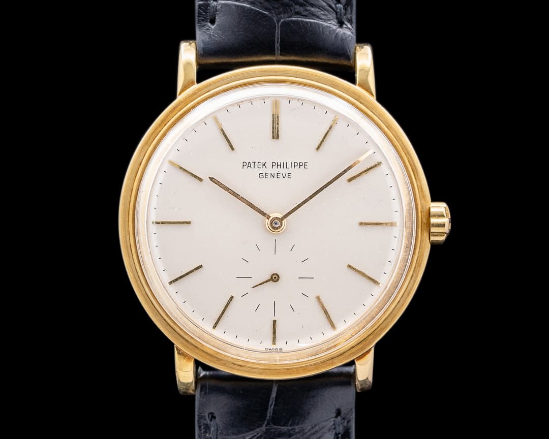 Patek Philippe Calatrava Vintage Automatic 18K Yellow Gold RAISED ENAMEL