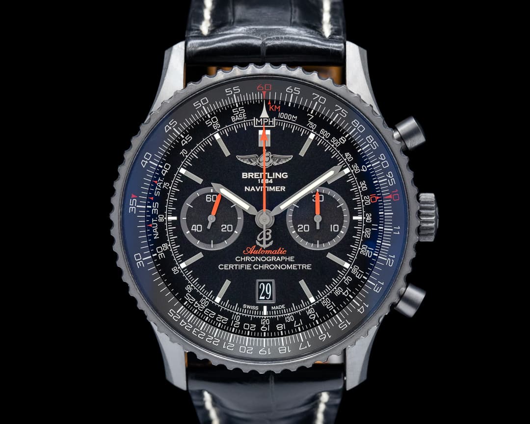 Breitling Navitimer 01 B01 Chronograph Black Steel