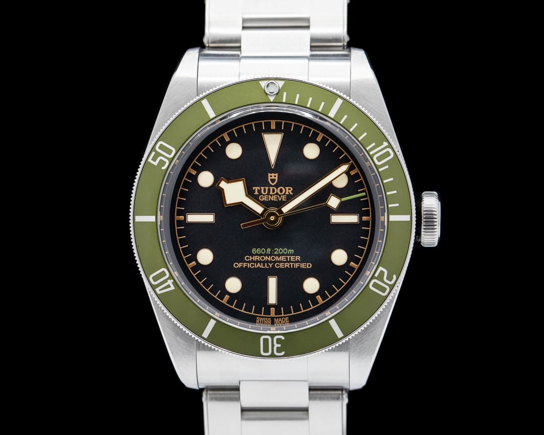 Tudor Heritage Black Bay Harrods Green SS