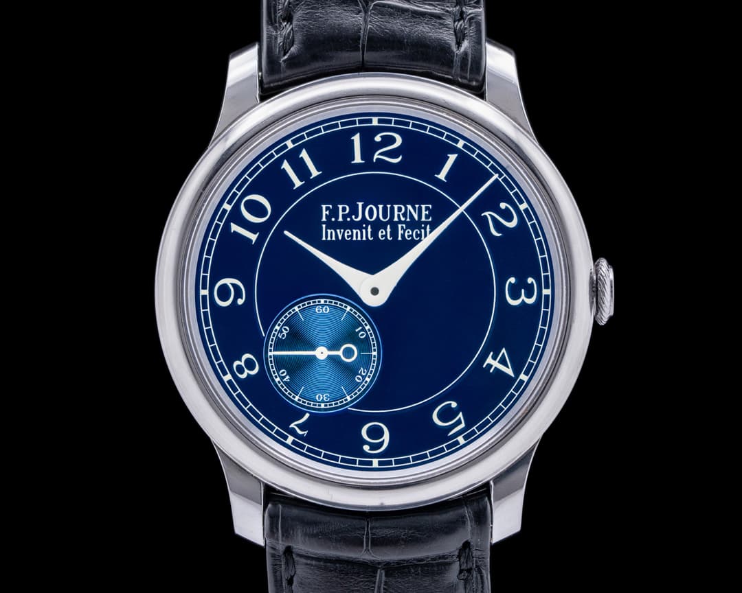 F. P. Journe Chronometre Bleu Tantalum Blue Dial