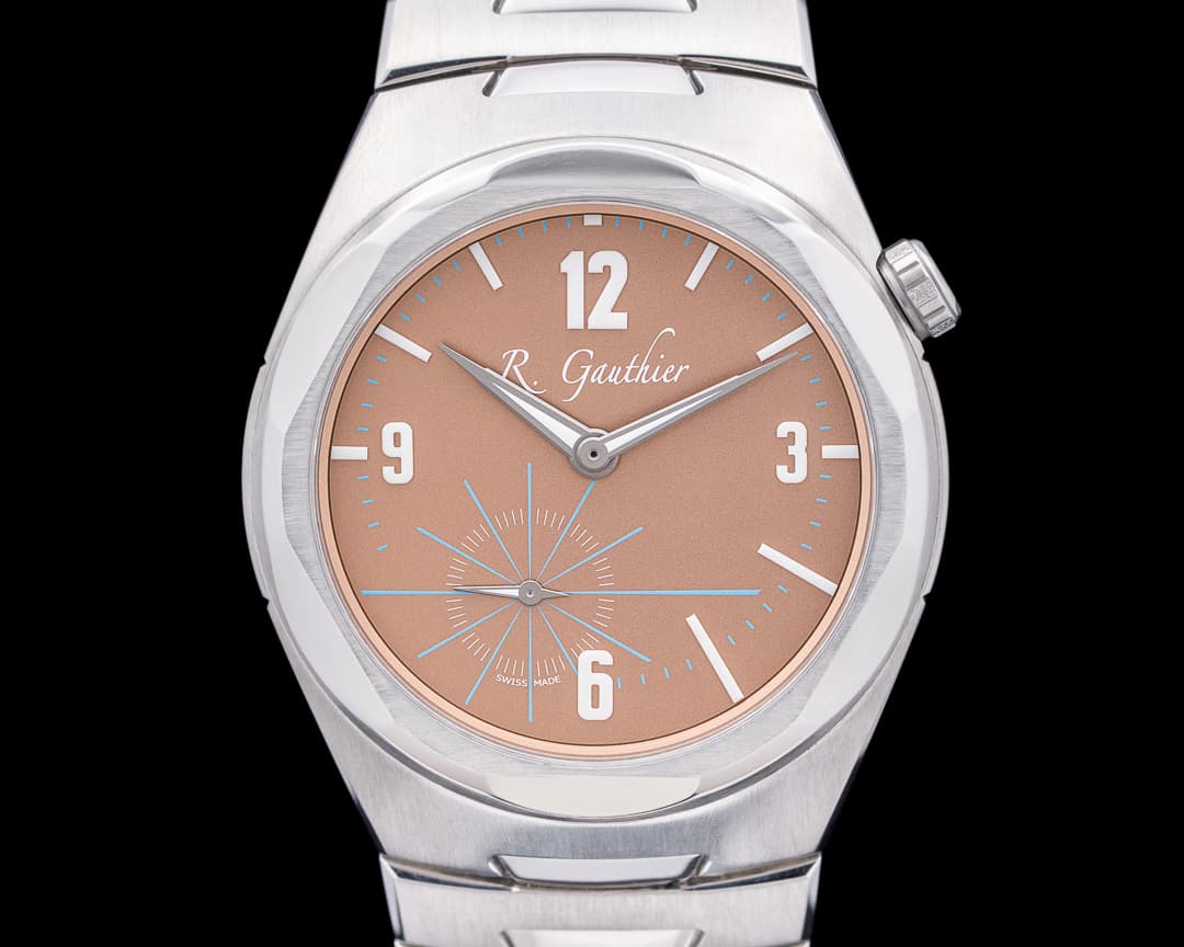 Romain Gauthier Titanium Edition Lever De Soleil Salmon Dial