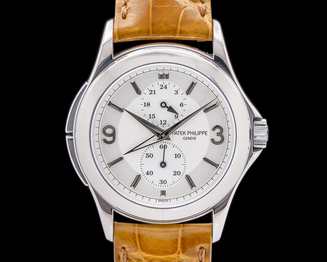 Patek Philippe Travel Time 18K White Gold