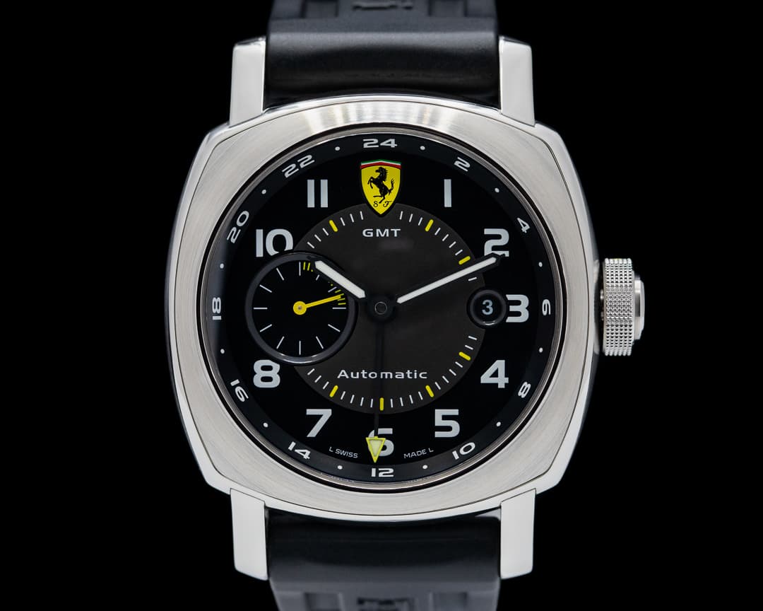 Panerai Scuderia Ferrari GMT Black Dial