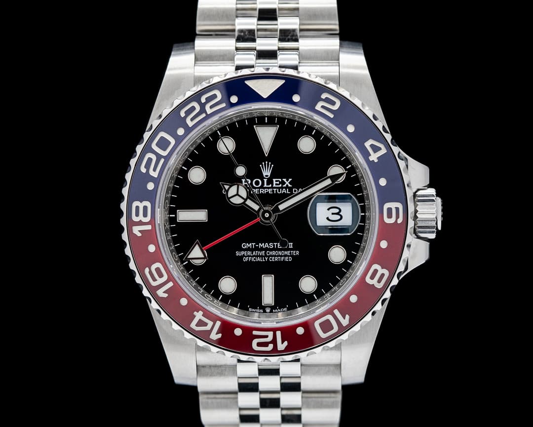 Rolex GMT Master II Ceramic 126710 "Pepsi" SS Jubilee