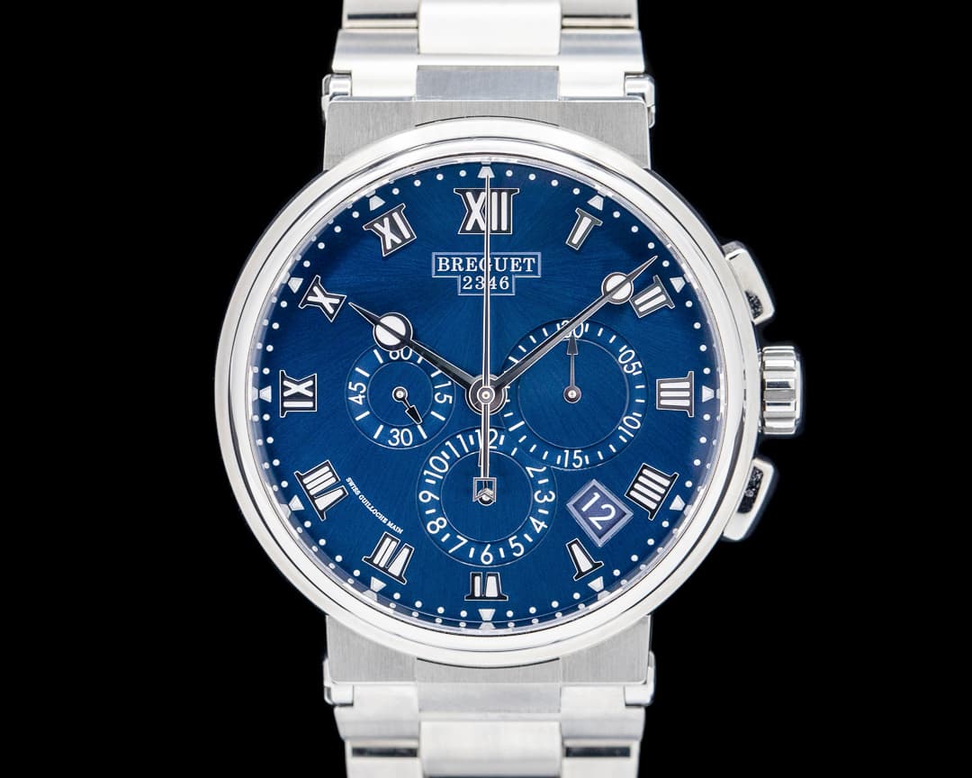 Image of Breguet Marine Chronograph Titanium / Blue Dial 2023