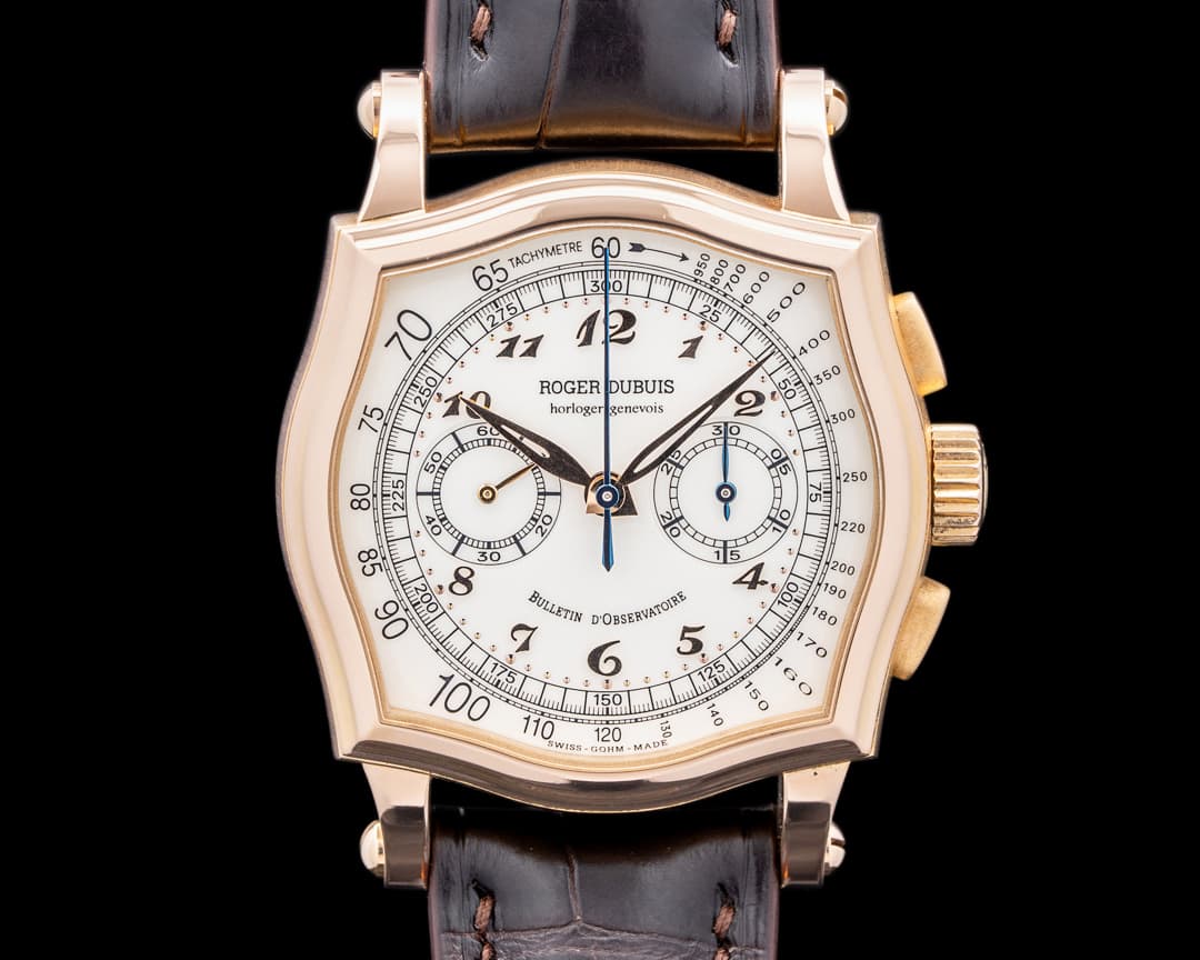 Roger Dubuis Sympathie S37 18K Rose Gold Chronograph RARE