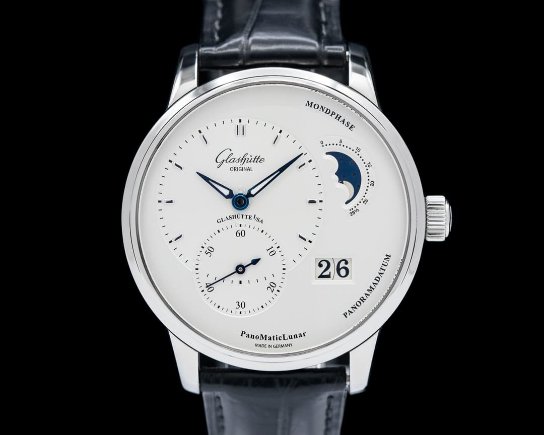 Glashutte Original PanoMatic Lunar SS Silver Dial