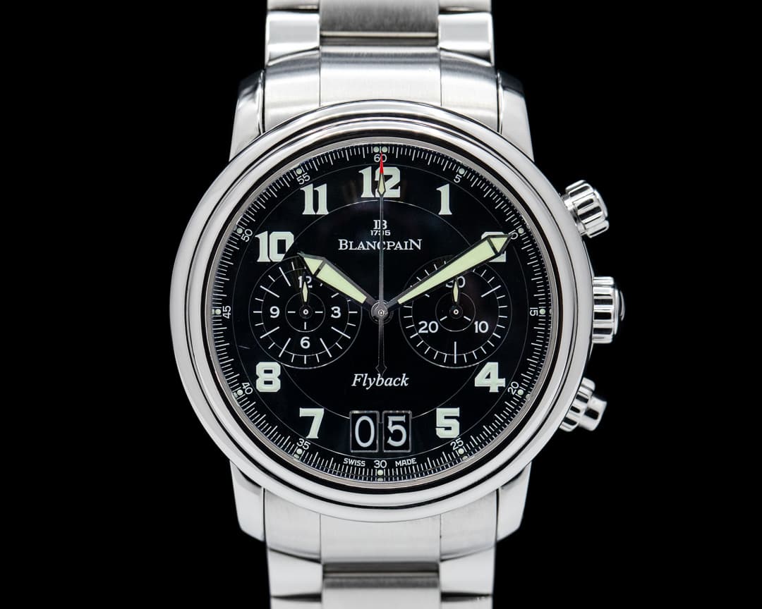 Blancpain Leman Flyback Chronograph Big Date SS / SS 40MM