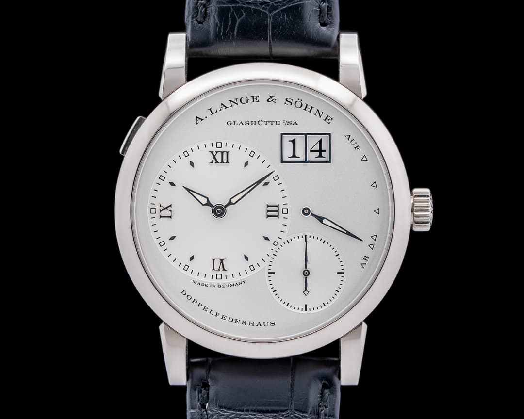 A. Lange and Sohne Lange 1 191.039 18K White Gold Silver Dial