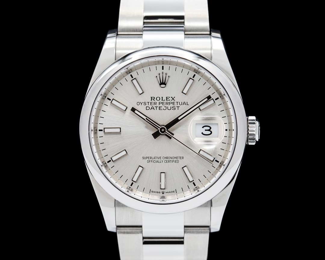 Rolex Datejust 36 126200 Silver Stick Dial 2024