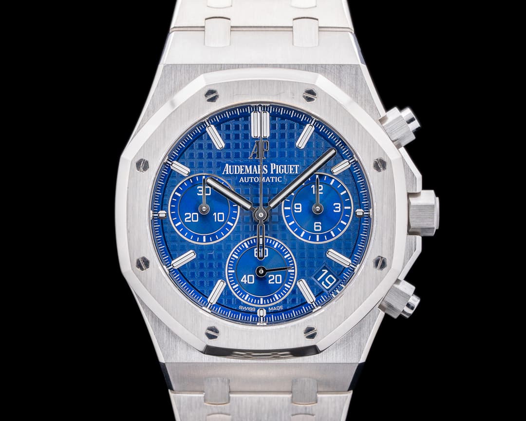 Audemars Piguet Royal Oak Chronograph Japan Limited Edition Blue Dial 18K WG 41MM