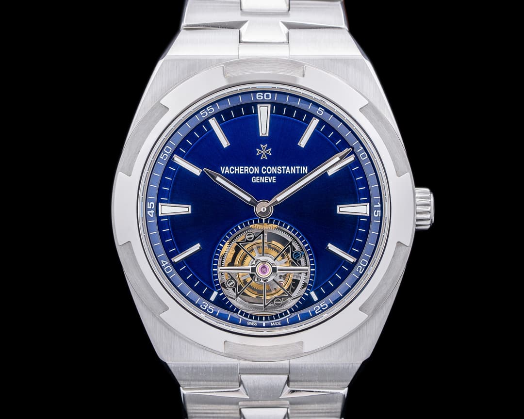 Vacheron Constantin Overseas 6000V/110A Tourbillon SS Blue Dial