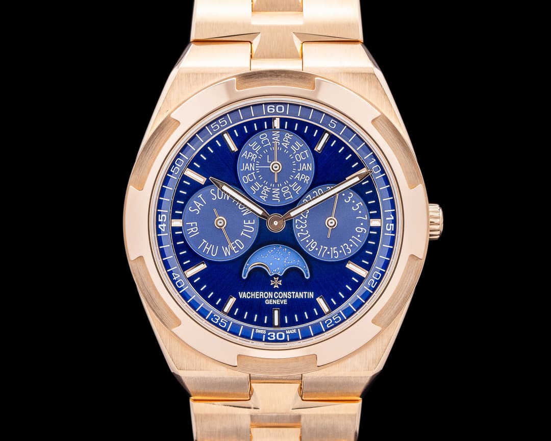 Vacheron Constantin Overseas Perpetual Calendar Ultra-Thin 4300V Blue Dial 18K RG FULL SET