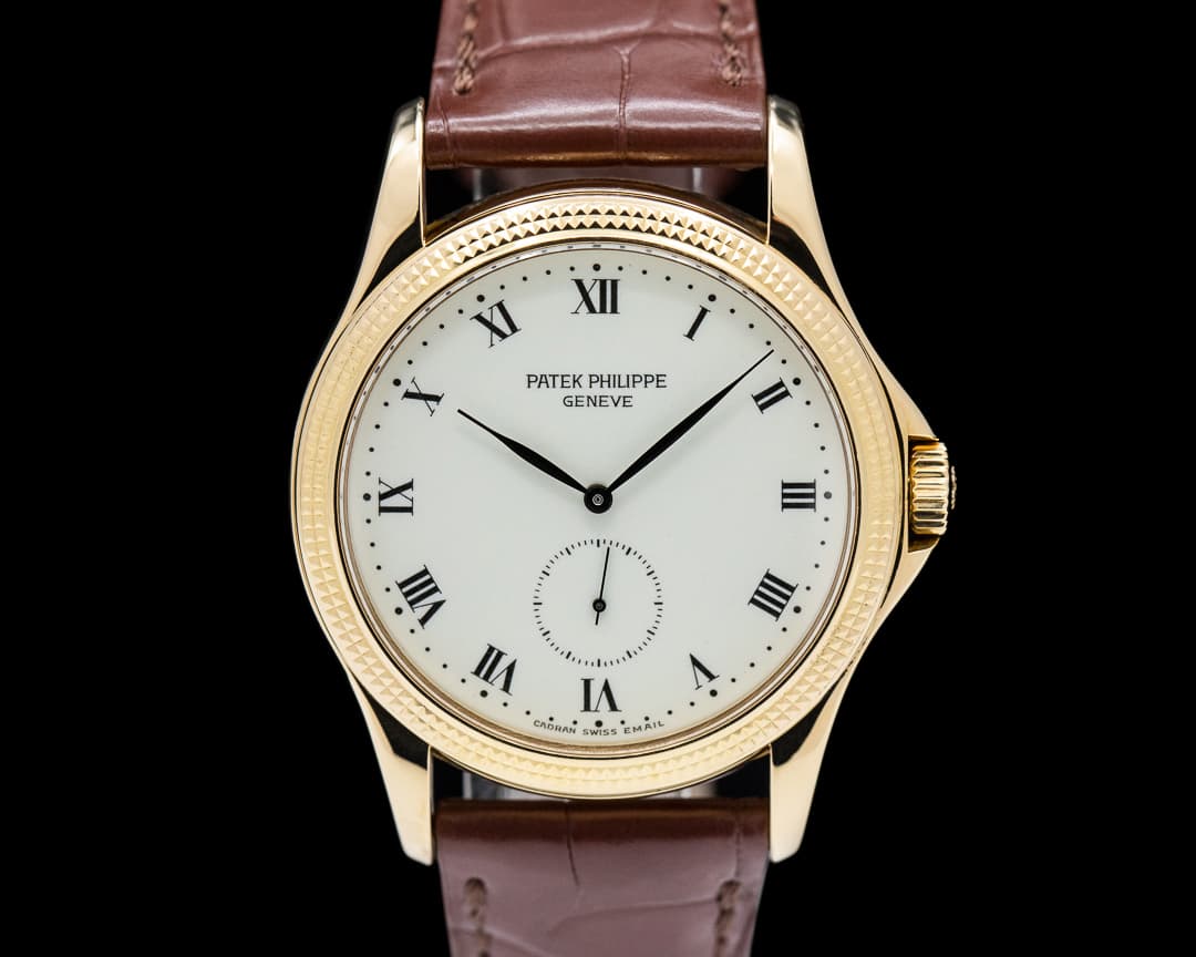 Patek Philippe Calatrava 5115 Enamel Dial 18K Yellow Gold