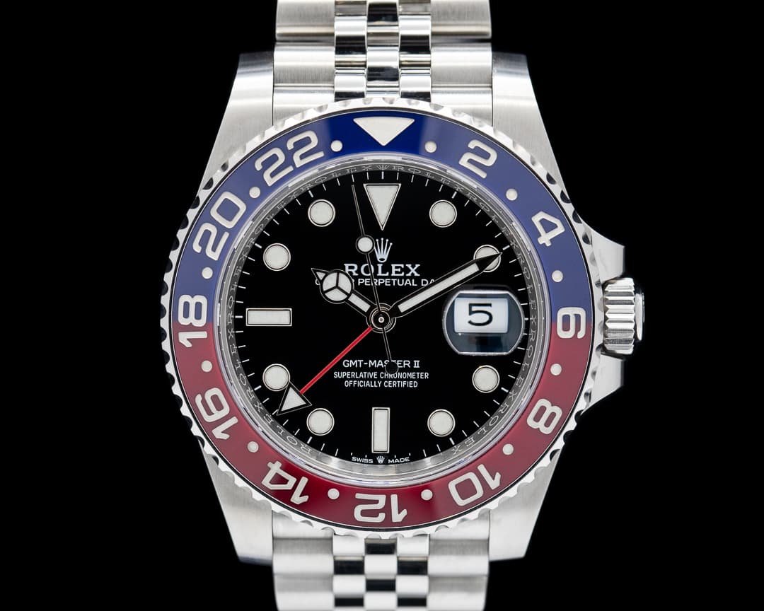 Rolex GMT Master II Ceramic 126710 "Pepsi" SS Jubilee