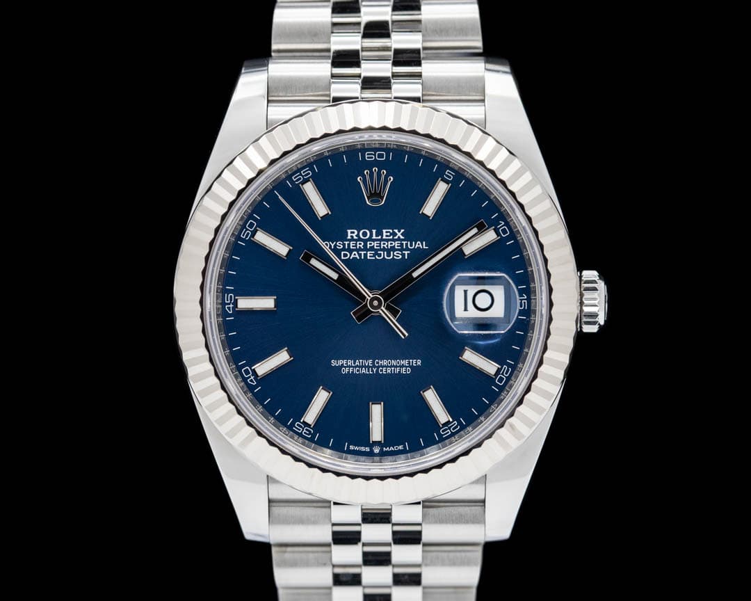 Rolex Datejust 41 Stainless Steel / Blue Dial Jubilee