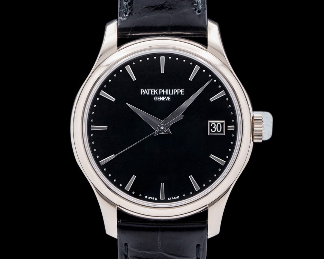 Patek Philippe Calatrava 5227G Automatic 18K White Gold Black Dial