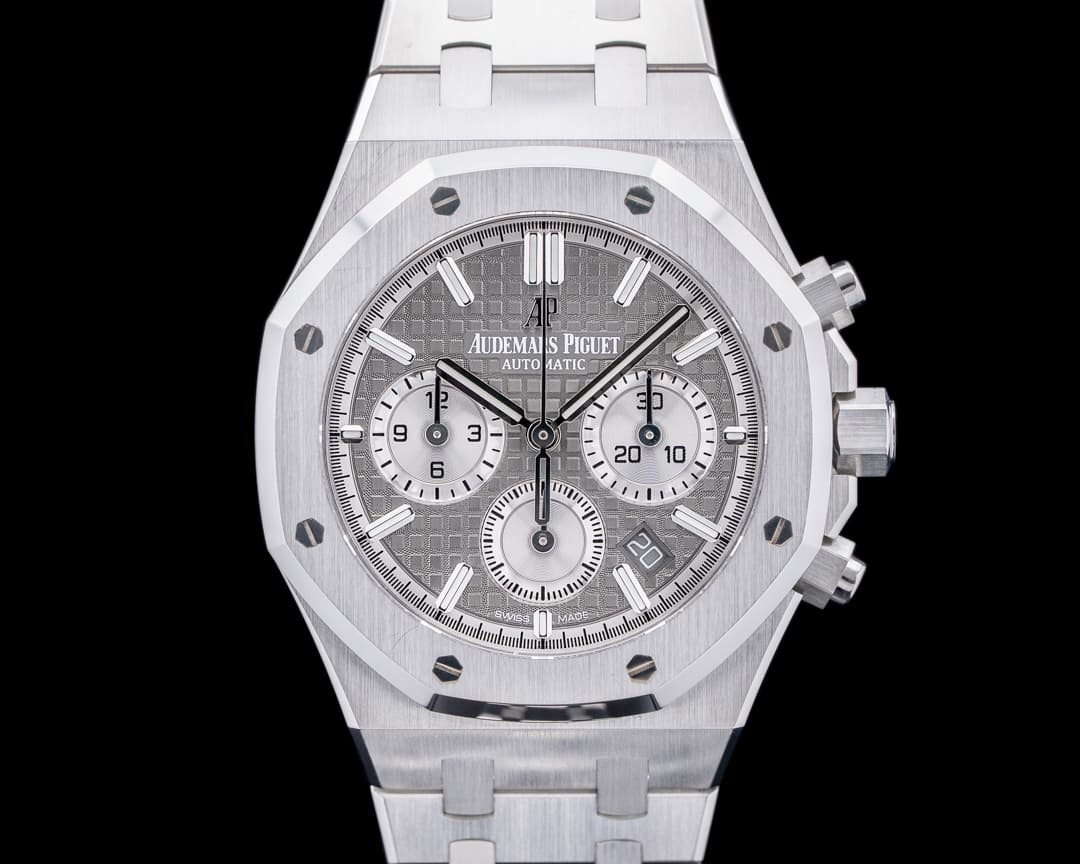 Audemars Piguet Royal Oak Chronograph Ruthenium Dial 38MM SS